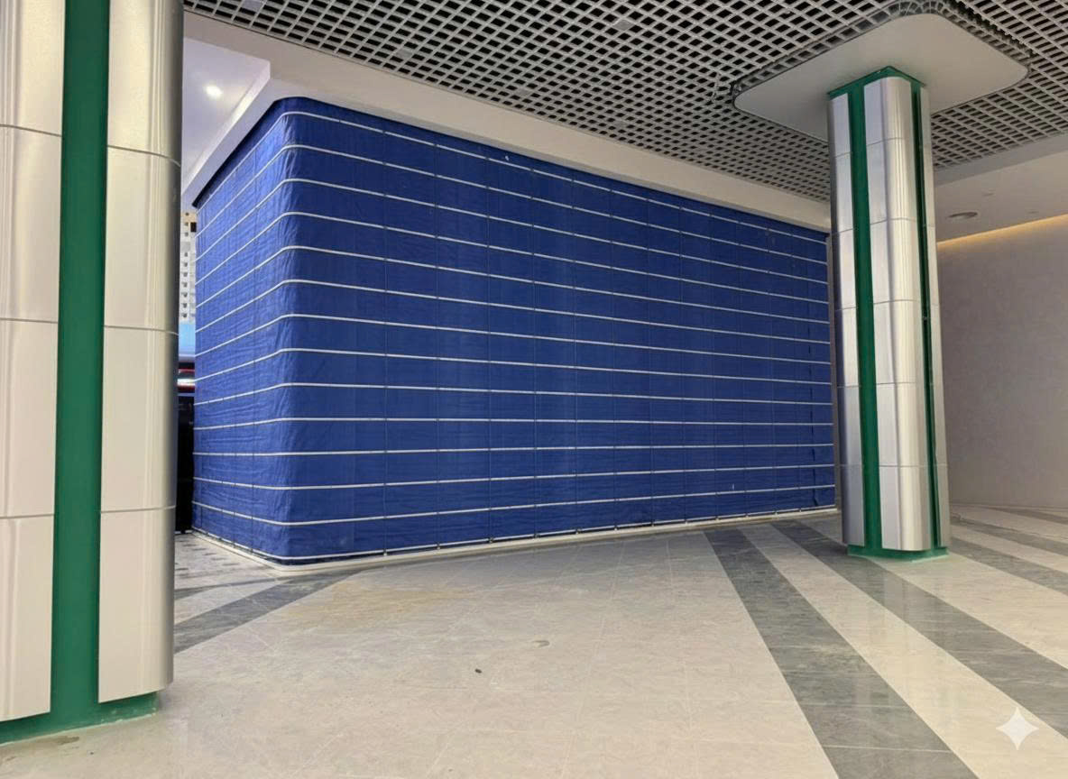 Màn Cuốn Ngăn Cháy Dạng Xếp EI 90 phút