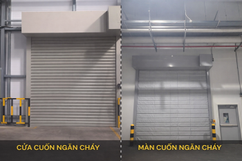 Sự Khác Biệt Giữa Màn Cuốn Ngăn Cháy Và Cửa Cuốn Ngăn Cháy