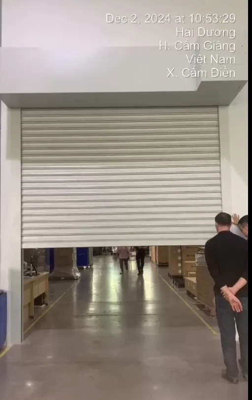 Cửa cuốn ngăn cháy EI 70 phút