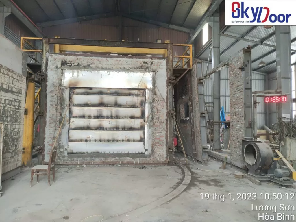 Cửa cuốn ngăn cháy, cách nhiệt EI 30 – 90 phút