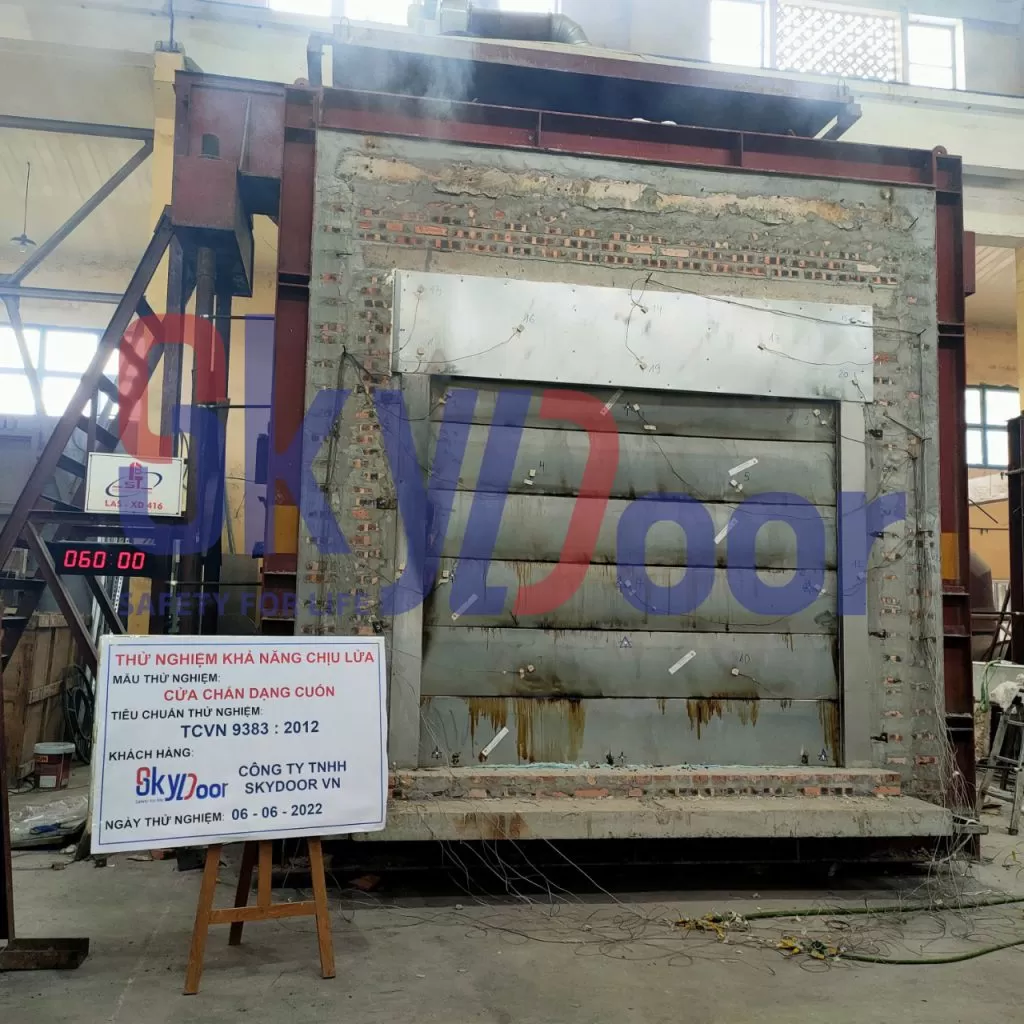 Cửa cuốn ngăn cháy, cách nhiệt EI 30 – 90 phút