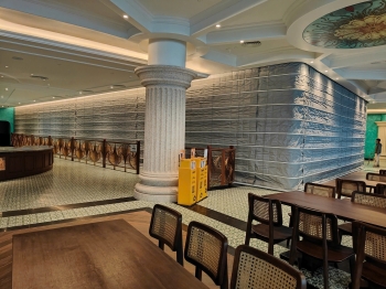 Màn Cuốn Ngăn Cháy Dạng Xếp EI 90 phút